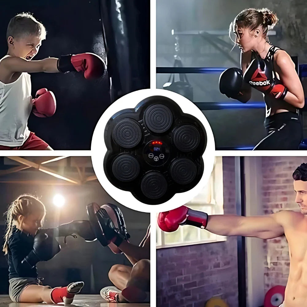 🥊 Torne Seu Treino Mais Divertido, Queime Calorias, Defina Seu Corpo! Boxe Musical Inteligente + Par de Luvas